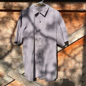 Summer Plaid Men’s Dress shirt